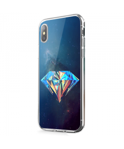 Acid Diamond - iPhone X Carcasa Transparenta Silicon
