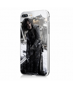Jon Snow 2 - iPhone 7 Plus / iPhone 8 Plus Carcasa Transparenta Silicon