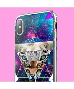 Tiger Swag - iPhone X Carcasa Transparenta Silicon