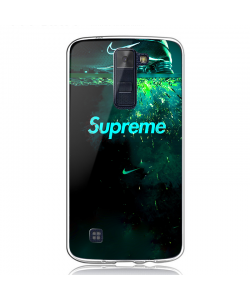 Nike X Supreme - LG K8 Carcasa Transparenta Silicon