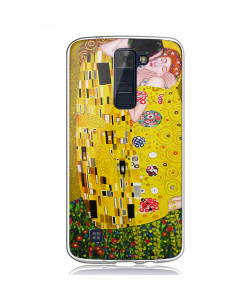 Gustav Klimt - The Kiss - LG K8 2017 Carcasa Transparenta Silicon