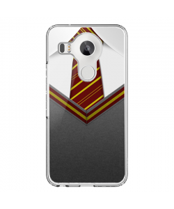 Harry Potter Tie - LG Nexus 5X Carcasa Transparenta Silicon