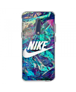 Glitchy Nike - Nokia 5 Carcasa Transparenta Silicon