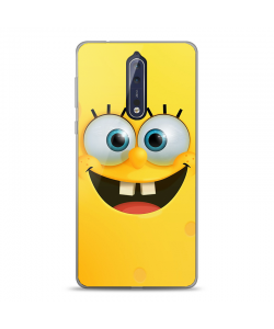 Spongebob - Nokia 8 Carcasa Transparenta Silicon