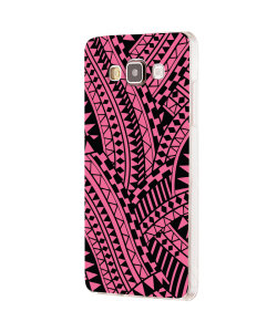 Pink & Black - Samsung Galaxy J5 Carcasa Silicon 