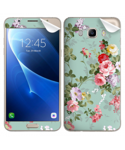 Retro Flowers Wallpaper - Samsung Galaxy J7 Skin