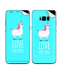 Love Unicorns - Samsung Galaxy S8 Plus Skin