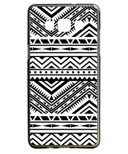 Tribal Black & White - Samsung Galaxy A5 Carcasa Silicon