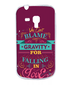 Falling in Love - Samsung Galaxy S3 Mini Carcasa Transparenta Plastic