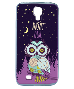 Night Owl - Samsung Galaxy S4 Carcasa Transparenta Silicon
