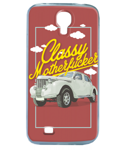 Classy Motherfucker - Samsung Galaxy S4 Carcasa Transparenta Silicon