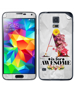 A is for Awesome - Samsung Galaxy S5 Skin