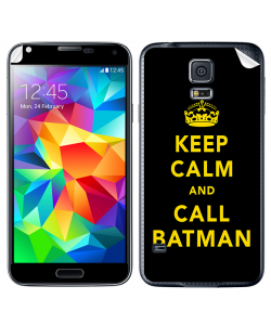 Keep Calm and Call Batman - Samsung Galaxy S5 Skin