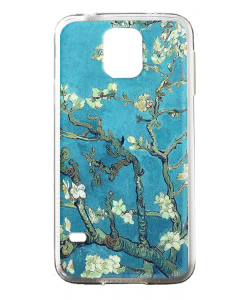 Van Gogh - Branches with Almond Blossom - Samsung Galaxy S5 Mini Carcasa Silicon 