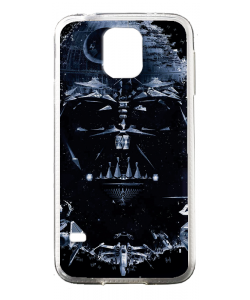 Darth Vader - Samsung Galaxy S5 Mini Carcasa Transparenta Silicon