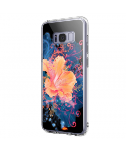 Abstract Flower - Samsung Galaxy S8 Carcasa Premium Silicon