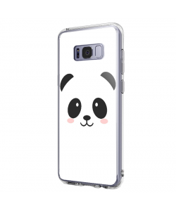 Kawaii Panda Face - Samsung Galaxy S8 Carcasa Premium Silicon