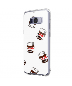 Nutella Pattern - Samsung Galaxy S8 Carcasa Premium Silicon