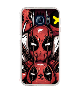 Deadpool Coon - Samsung Galaxy S6 Edge Carcasa Silicon