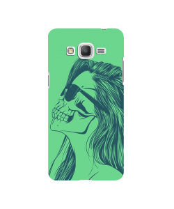 Skull Girl - Samsung Galaxy Grand Prime Carcasa Silicon 