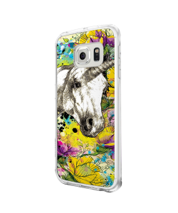Unicorns and Fantasies - Samsung Galaxy S6 Edge Carcasa Plastic Premium