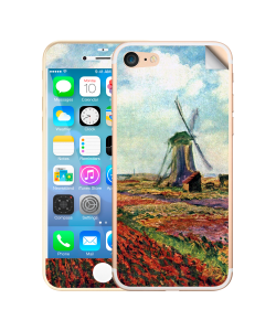 Claude Monet - Fields of Tulip With The Rijnsburg Windmill - iPhone 7 / iPhone 8 Skin