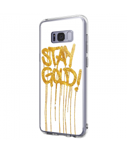 Stay Gold - Samsung Galaxy S8 Plus Carcasa Premium Silicon