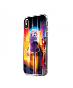 Thanos Infinity War - iPhone X Carcasa Transparenta Silicon