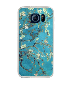 Van Gogh - Branches with Almond Blossom - Samsung Galaxy S6 Edge Plus Carcasa Silicon