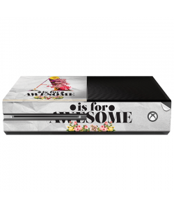 A is for Awesome - Xbox One Consola Skin